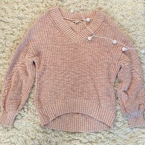 American Eagle small knit sweater. Rose pink